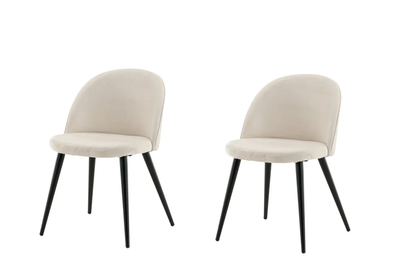 Fjôrd Eetkamerstoel Velvet Beige