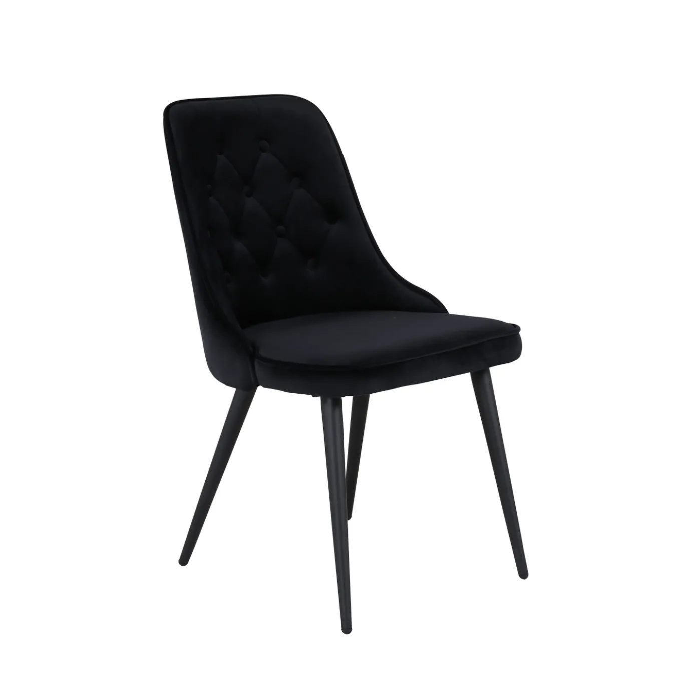 Fjôrd Eetkamerstoel Velvet Deluxe Zwart