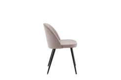 Fjôrd Eetkamerstoel Velvet Dusty Roze
