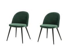 Fjôrd Eetkamerstoel Velvet Groen