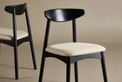 Fjôrd Eetkamerstoel Ven Zwart