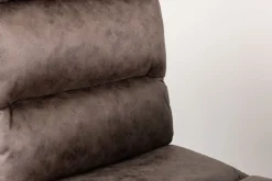Fjôrd Eetkamerstoel Zizo Zwart/Bruin Microfiber Stof