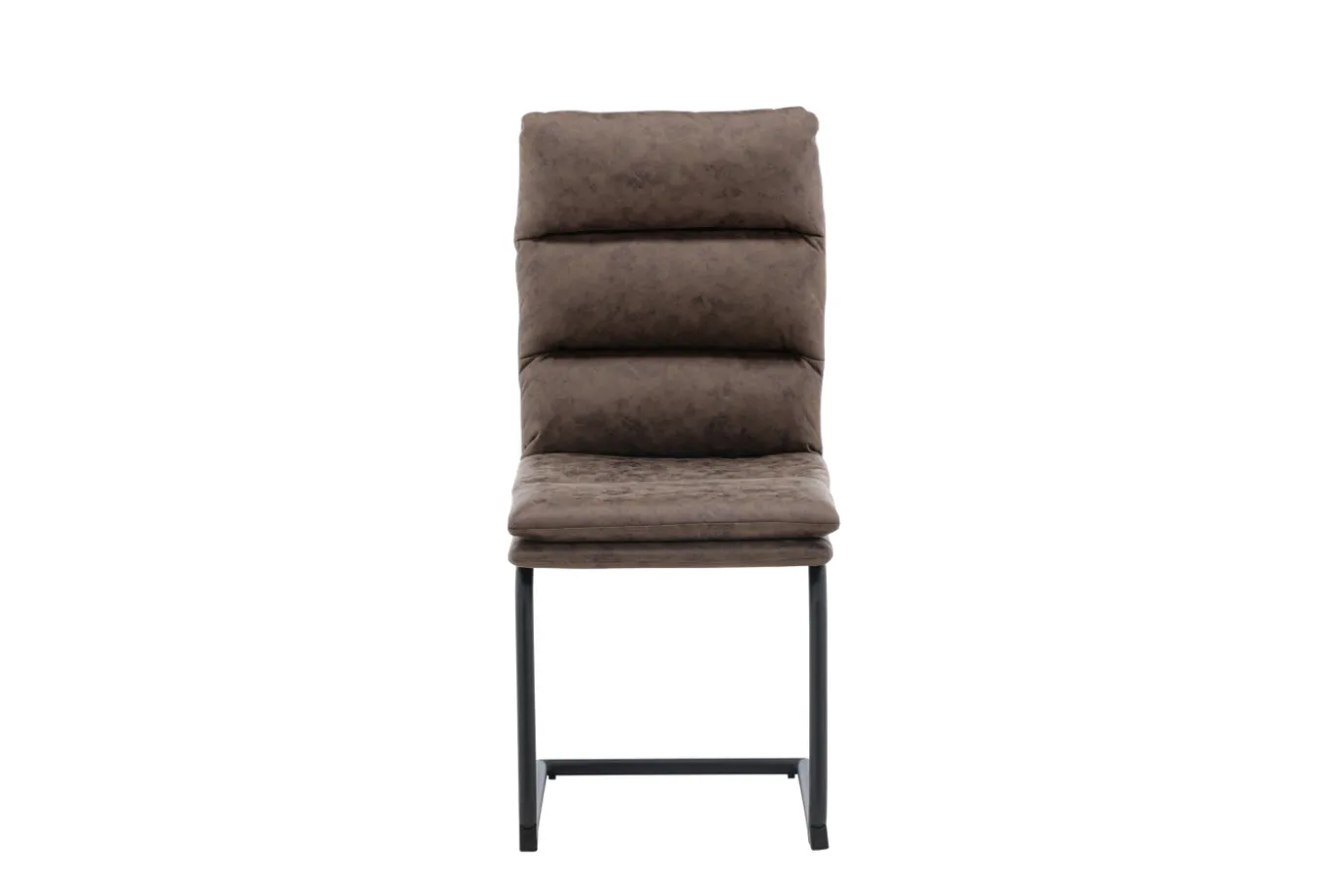 Fjôrd Eetkamerstoel Zizo Zwart/Bruin Microfiber Stof