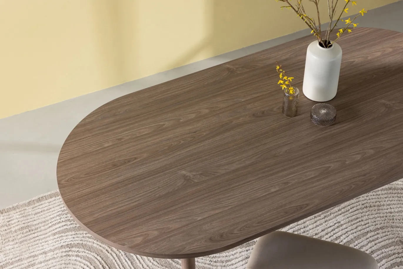 Fjôrd Eettafel Andy Bruin Ovaal 180cm
