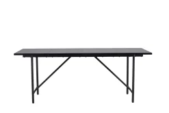 Fjôrd Eettafel Astrid Zwart MDF 200cm
