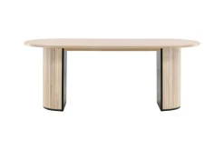 Fjôrd Eettafel Bianca Ovaal Beige 200cm