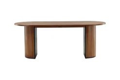 Fjôrd Eettafel Bianca Ovaal Bruin 200cm