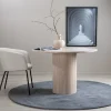 Fjôrd Eettafel Bianca Rond Beige 110cm