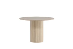 Fjôrd Eettafel Bianca Rond Beige 110cm