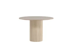 Fjôrd Eettafel Bianca Rond Beige 110cm