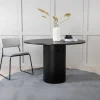 Fjôrd Eettafel Bianca Rond Zwart 110cm