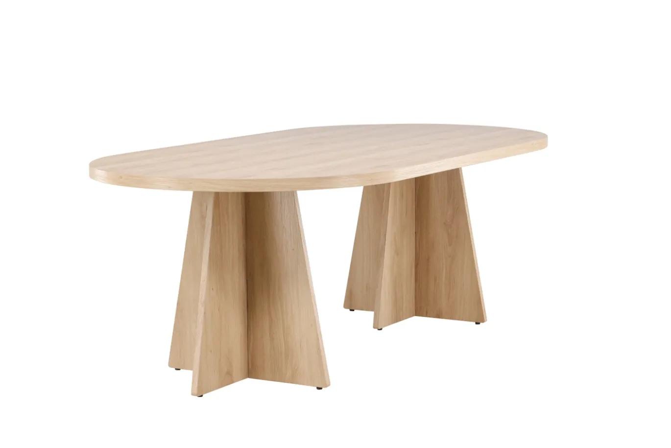 Fjôrd Eettafel Bootcut Naturel Ovaal 230cm