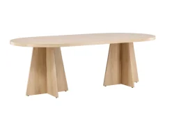 Fjôrd Eettafel Bootcut Naturel Ovaal 230cm