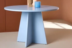 Fjôrd Eettafel Bootcut Rond Blauw ⌀110cm