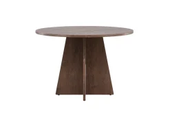 Fjôrd Eettafel Bootcut Rond Bruin 110cm