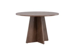 Fjôrd Eettafel Bootcut Rond Bruin 110cm