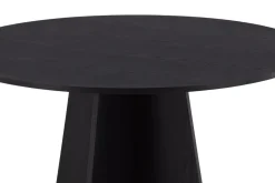 Fjôrd Eettafel Bootcut Rond Zwart 110cm