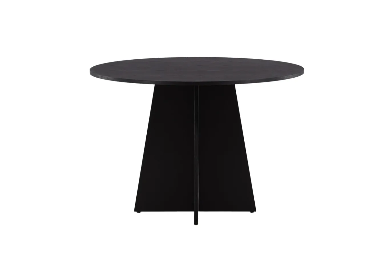 Fjôrd Eettafel Bootcut Rond Zwart 110cm