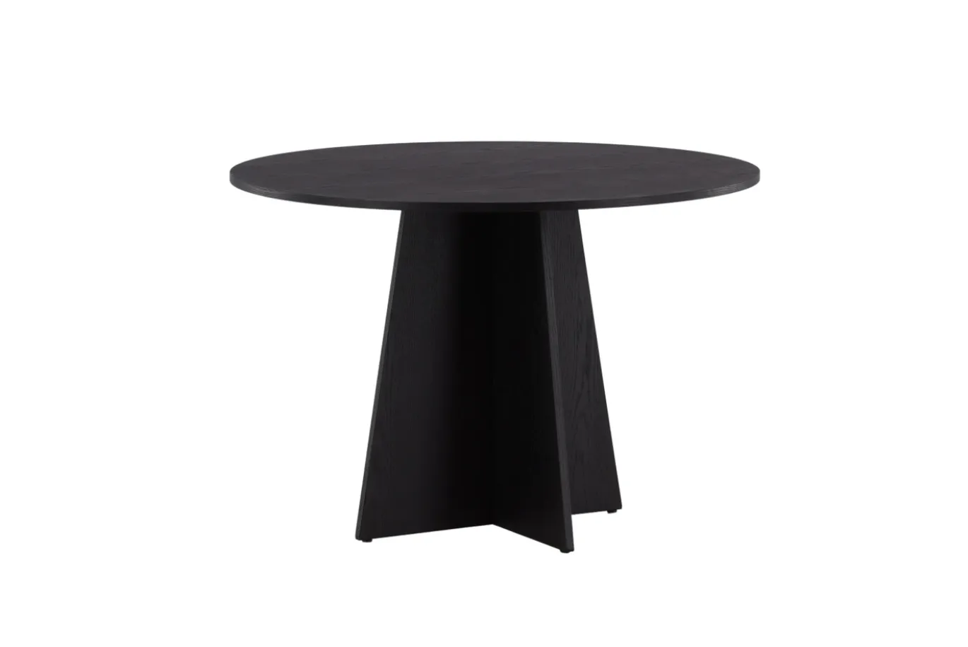 Fjôrd Eettafel Bootcut Rond Zwart 110cm