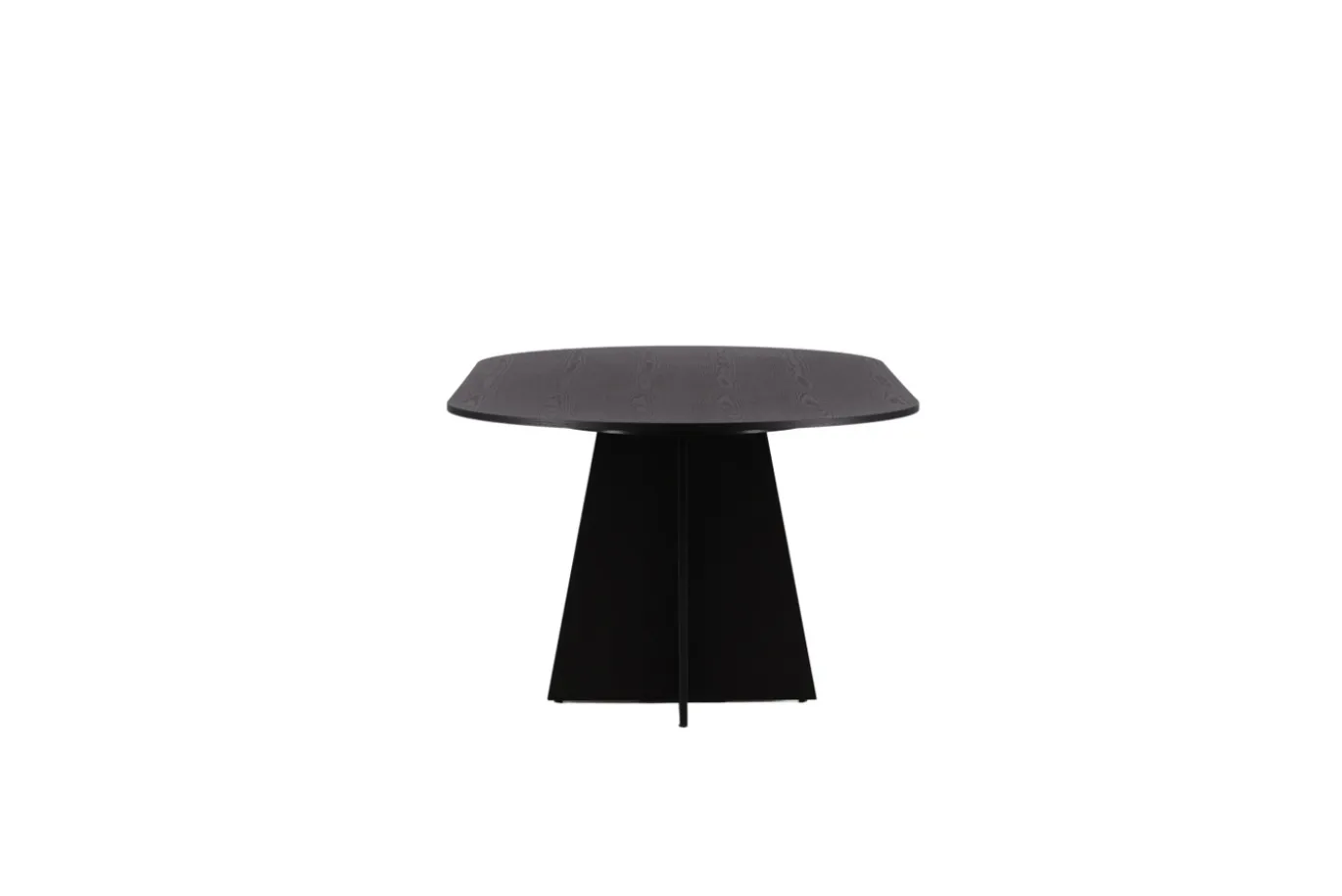 Fjôrd Eettafel Bootcut Zwart Ovaal 230cm