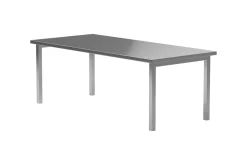 Fjôrd Eettafel Cilo RVS Zilver 210x95cm