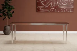 Fjôrd Eettafel Cilo RVS Zilver 210x95cm