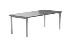 Fjôrd Eettafel Cilo RVS Zilver 210x95cm