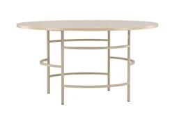 Fjôrd Eettafel Copenhagen Rond Whitewash/Beige ⌀140cm