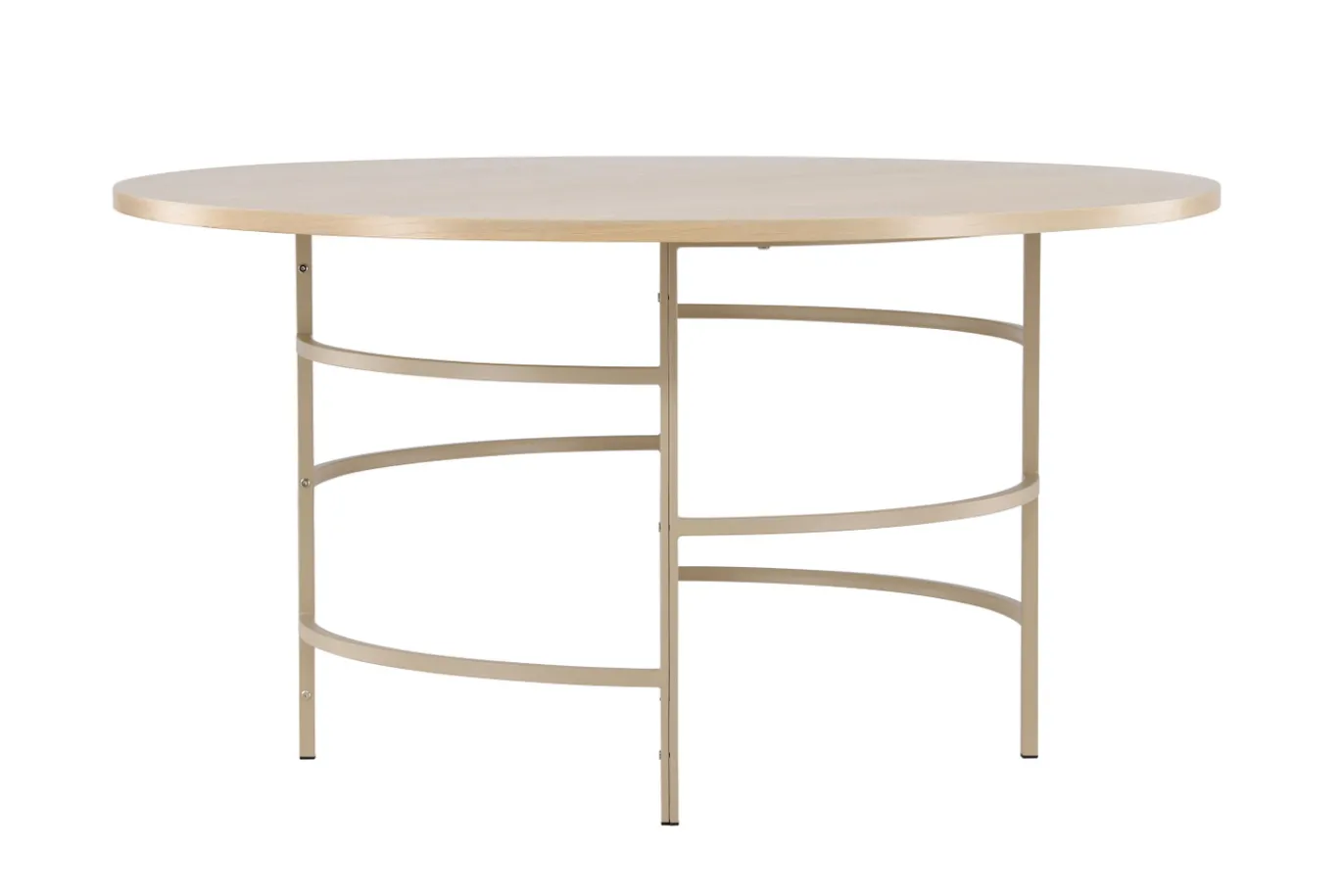 Fjôrd Eettafel Copenhagen Rond Whitewash/Beige ⌀140cm
