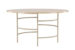 Fjôrd Eettafel Copenhagen Rond Whitewash/Beige ⌀140cm