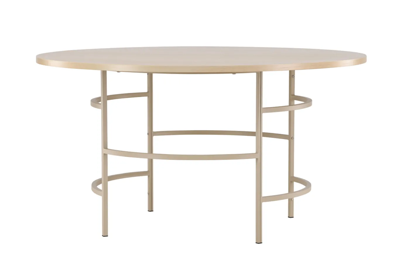 Fjôrd Eettafel Copenhagen Rond Whitewash/Beige ⌀140cm