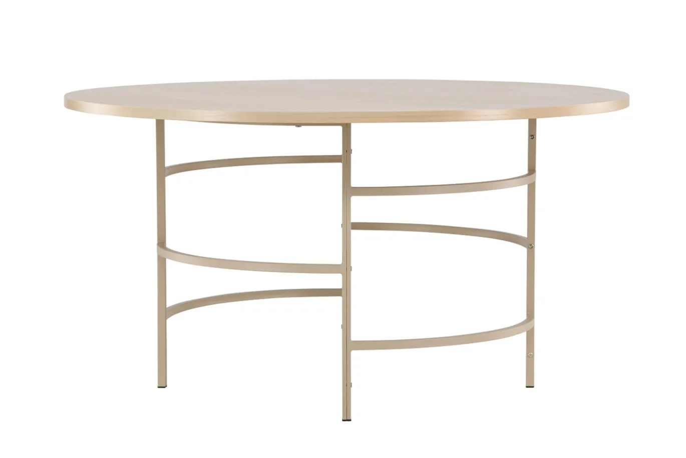 Fjôrd Eettafel Copenhagen Rond Whitewash/Beige ⌀140cm