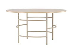 Fjôrd Eettafel Copenhagen Rond Whitewash/Beige ⌀140cm