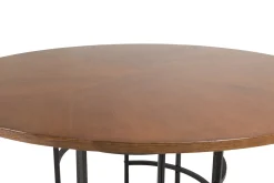 Fjôrd Eettafel Copenhagen Rond Bruin/Zwart 140cm