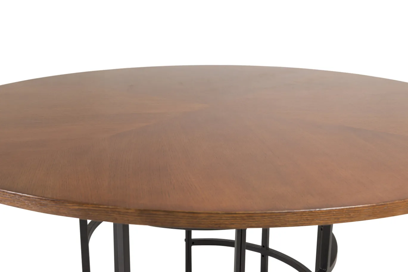 Fjôrd Eettafel Copenhagen Rond Bruin/Zwart 140cm