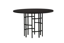 Fjôrd Eettafel Copenhagen Rond Zwart Fineer 110cm