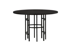 Fjôrd Eettafel Copenhagen Rond Zwart Fineer 110cm