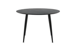 Fjôrd Eettafel Dipp Zwart 115cm