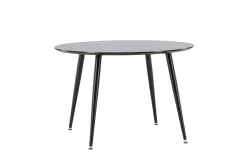 Fjôrd Eettafel Dipp Zwart 115cm