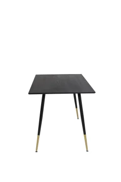 Fjôrd Eettafel Dipp Zwart Rond 120cm Met Gouden Poot