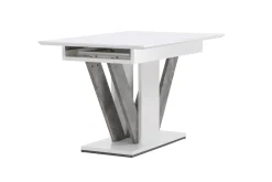 Fjôrd Eettafel Disa 120/160x80 Wit/Grijs