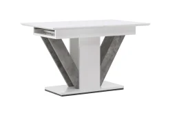 Fjôrd Eettafel Disa 120/160x80 Wit/Grijs