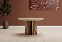 Fjôrd Eettafel Dope Naturel ø120cm