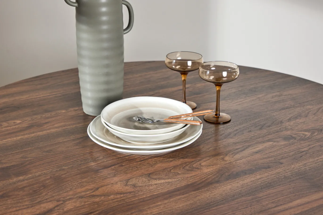 Fjôrd Eettafel Durango Rond Walnoot ⌀120cm