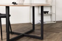 Fjôrd Eettafel Durango Rond Zwart Walnoot