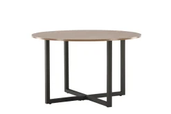 Fjôrd Eettafel Durango Rond Zwart Walnoot