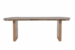 Fjôrd Eettafel Eleonora Organisch Bruin Marmerlook 230cm