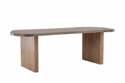 Fjôrd Eettafel Eleonora Organisch Bruin Marmerlook 230cm