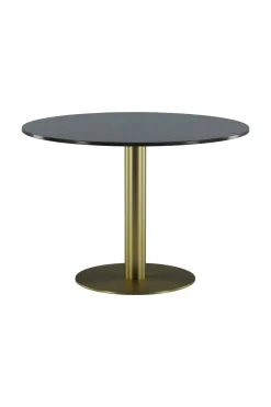 Fjôrd Eettafel Estelle Rond 106cm Grijs Marmer Brass