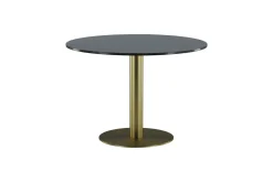 Fjôrd Eettafel Estelle Rond 106cm Grijs Marmer Brass